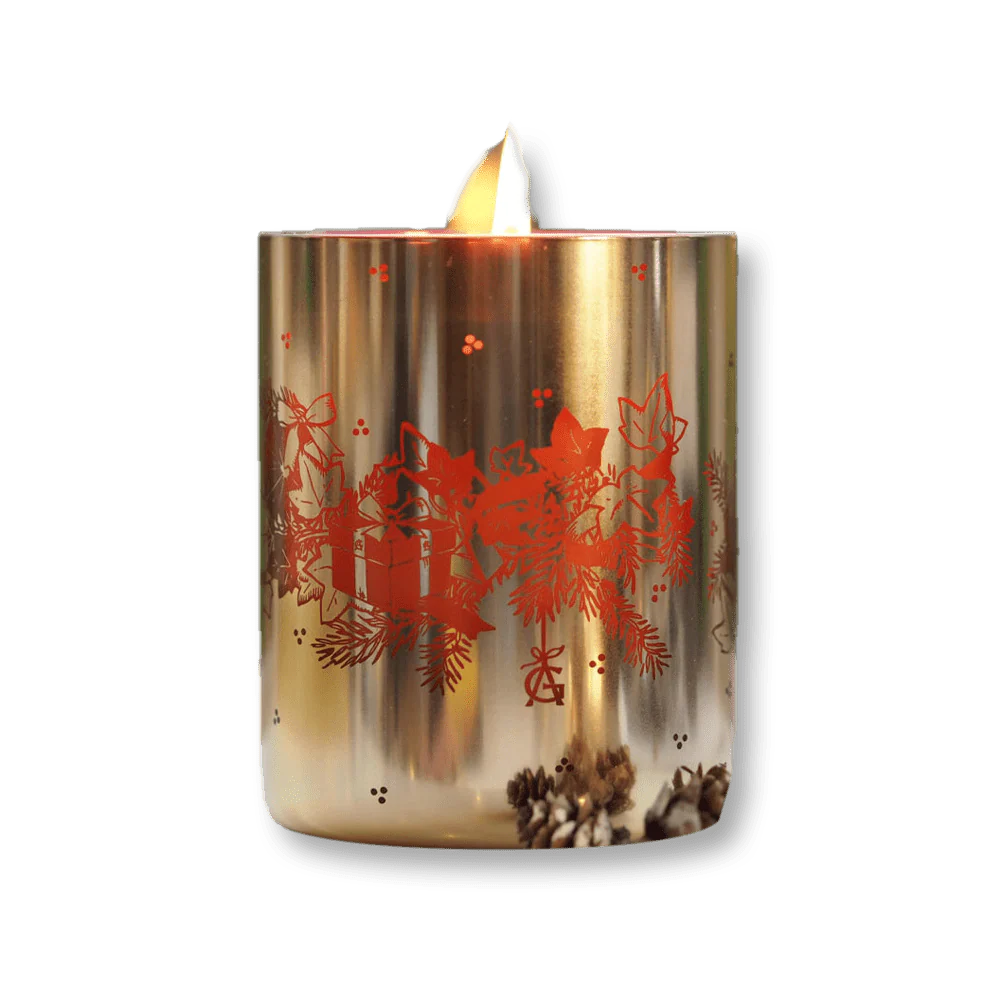 Goutal Une Foret D'Or Gold Glass Scented Candle