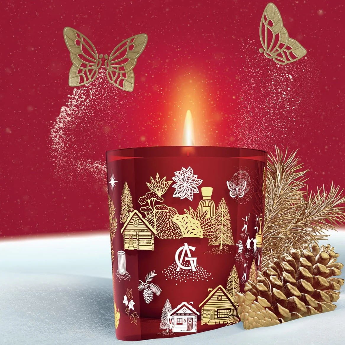 Goutal Une Foret D'Or Red Scented Candle - Image 3