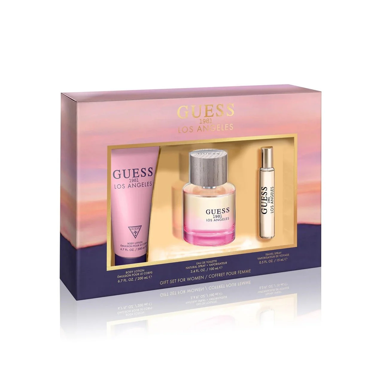 Guess 1981 Los Angeles EDT Body Lotion Gift Set for Women