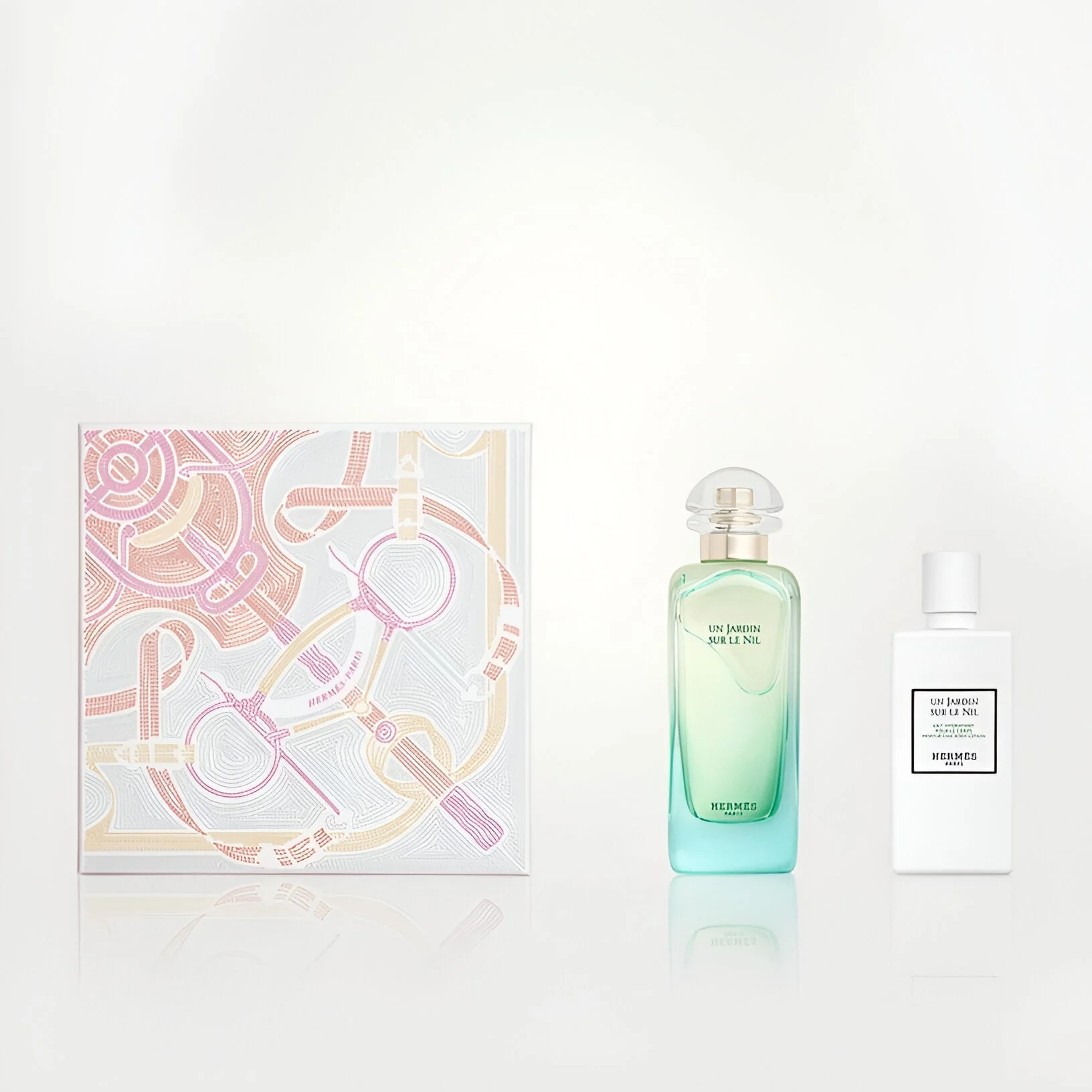 Hermès Un Jardin Sur Le Nil EDT Moisturizing Body Lotion Set for Women