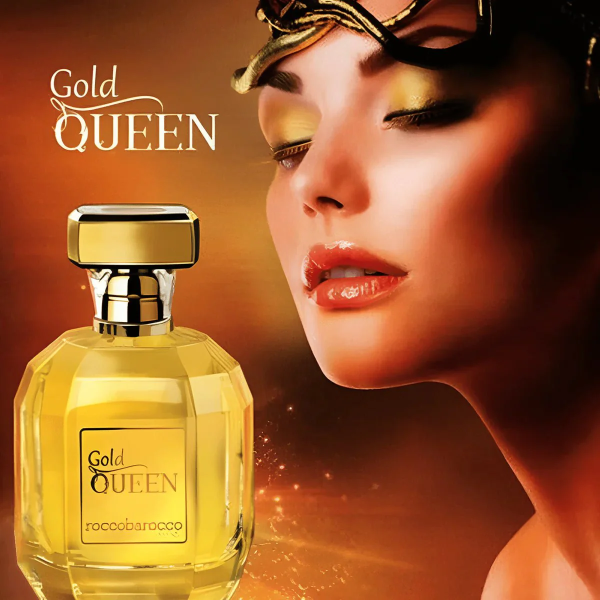 Roccobarocco Gold Queen EDP Body Lotion Gift Set for Women - Image 4