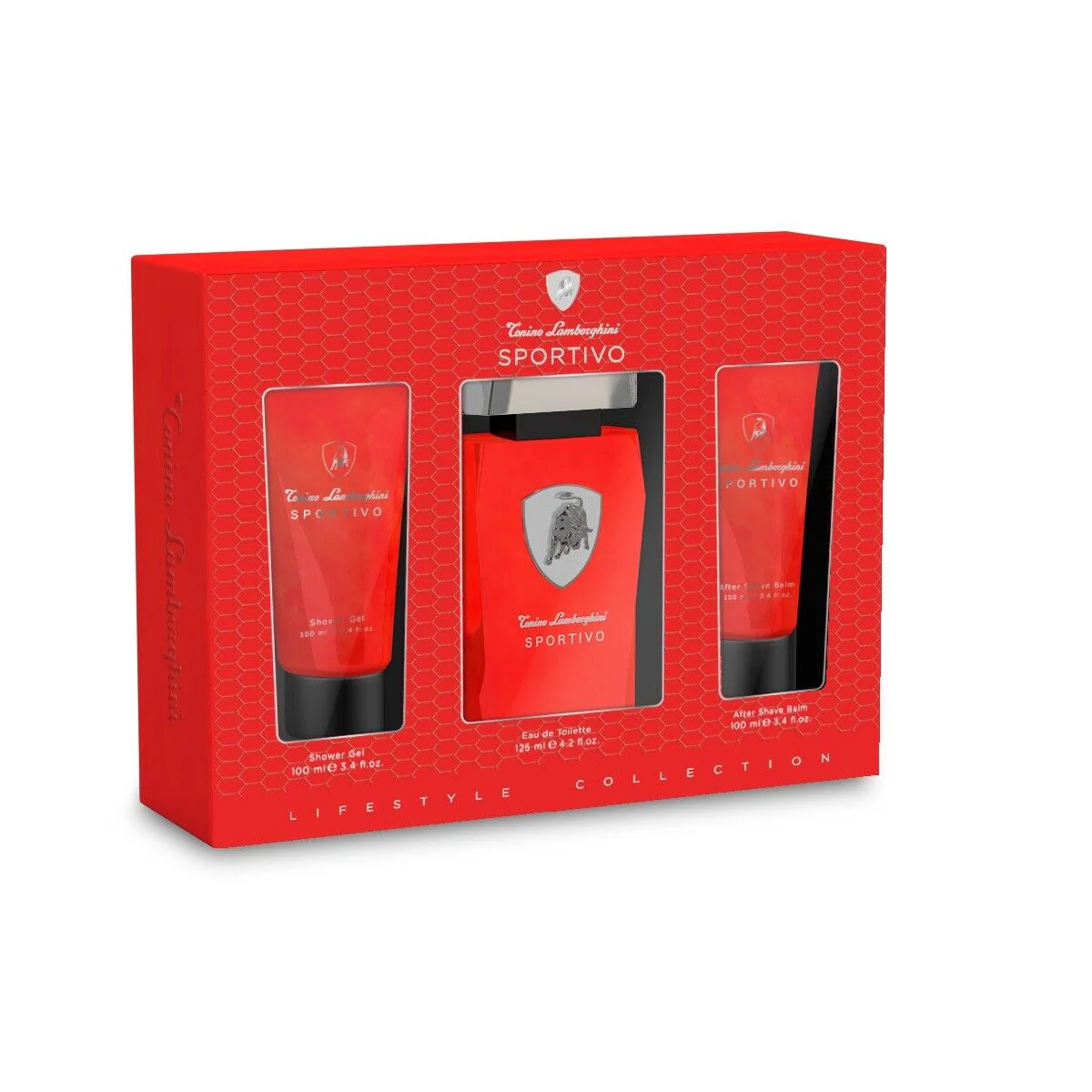 Tonino Lamborghini Sportivo Grooming Gift Set EDT for Men