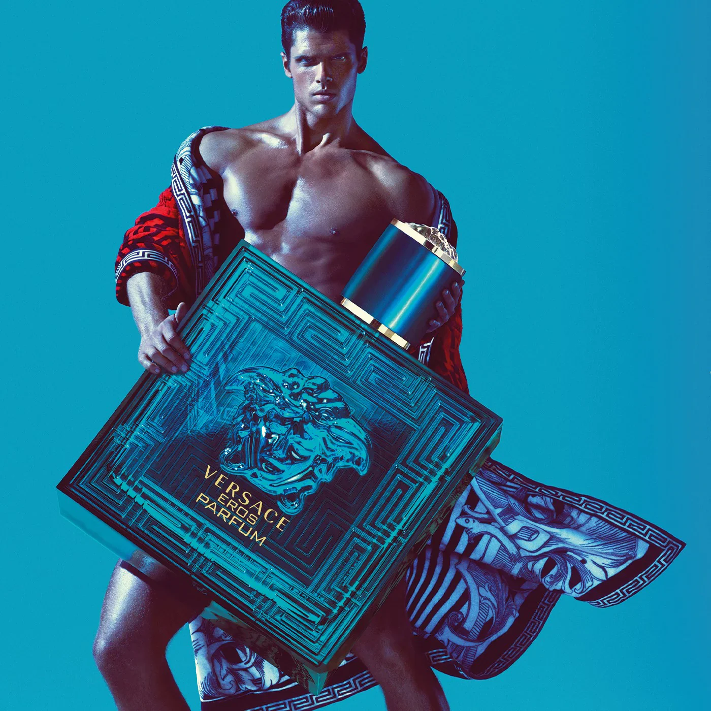 Versace Eros Parfum For Men Shower Gel Gift Set - Image 4